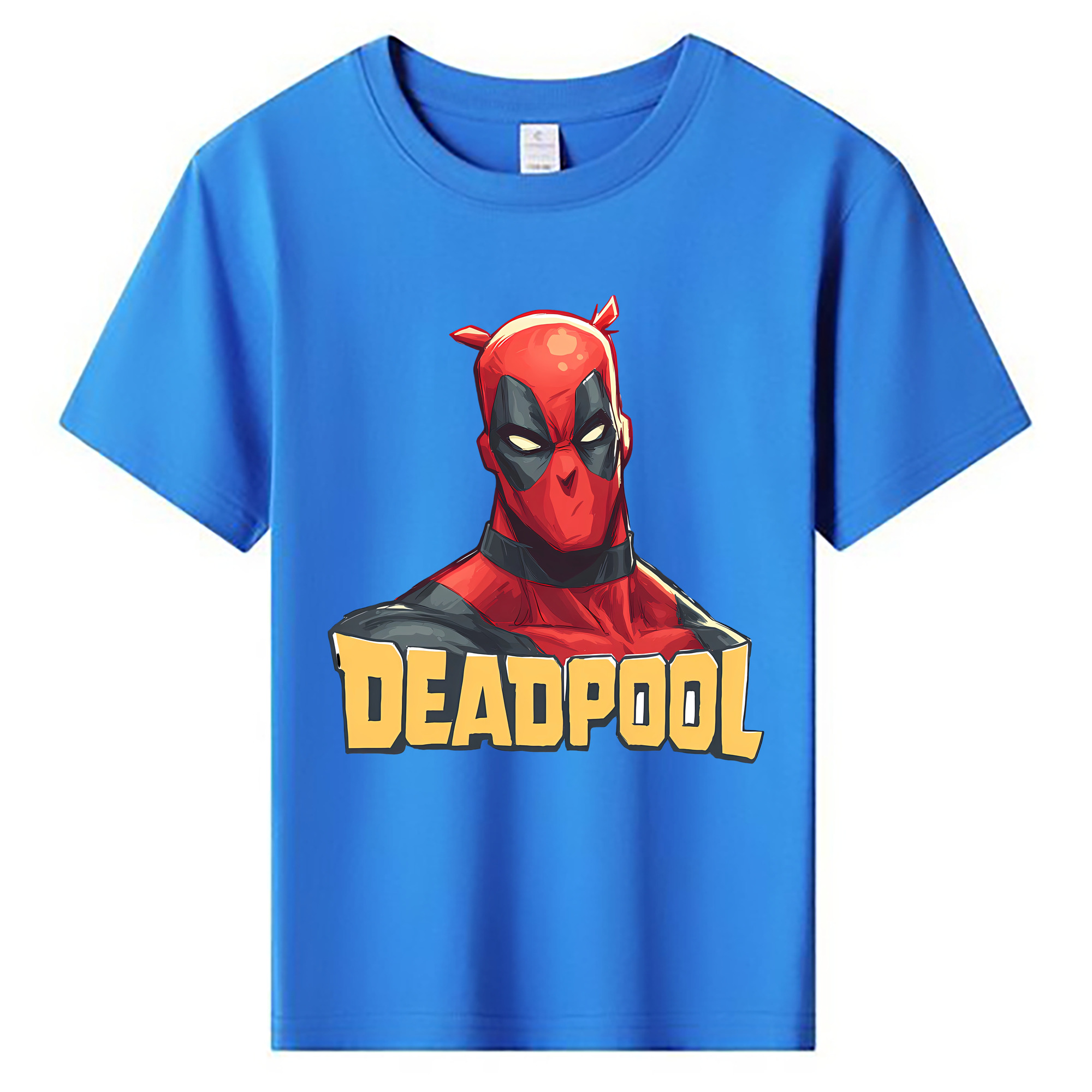 （画像用） Deadpool デッドプール 綿100％キッズTシャツ（フロントプリント）